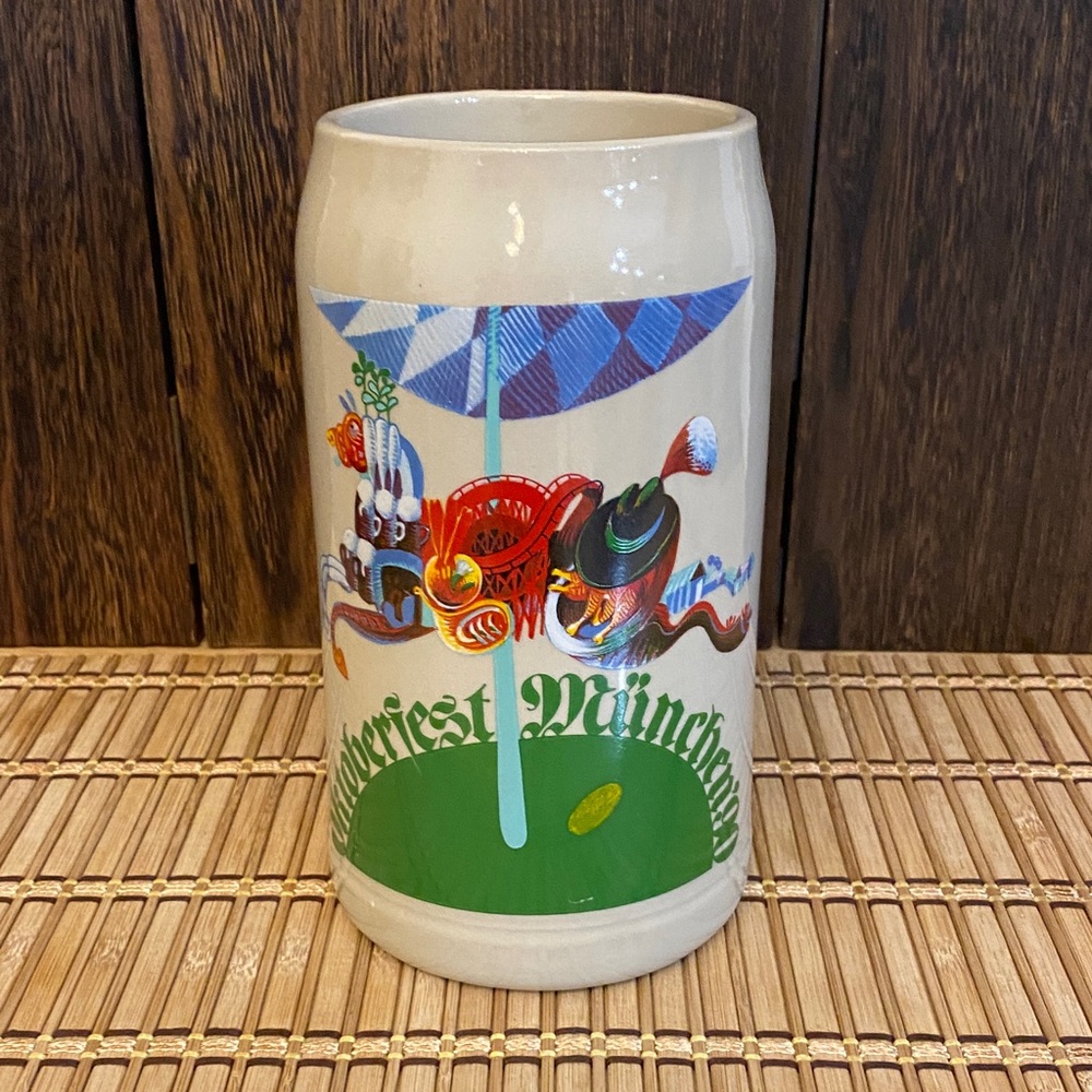1990 Oktoberfest München Stoneware Beer Stein by Rastal